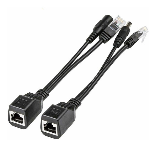 Inyector Poe Pasivo Y Splitter Conector Dc P4 10/100 Mbps