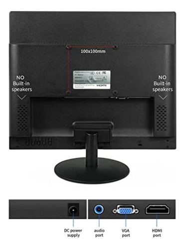 Monitor Skitphrati 17 Hdmi Cuadrado