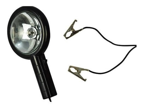 Lanterna Farol Silibim Jacaré C/ Garra Grade Proteção Lente Cor da lanterna Preto Cor da luz Branco