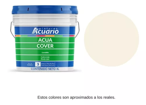 Pintura Acuario Acua Cover Galón 4lt Color Arena Va90240