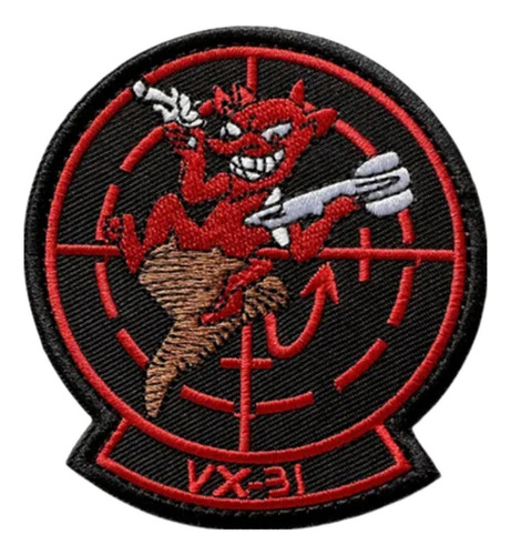 Parches Reconocimiento Aéreo, Mxvxz-001, 1 Parche, Vx-31, 9x Diseño De La Tela Bordada