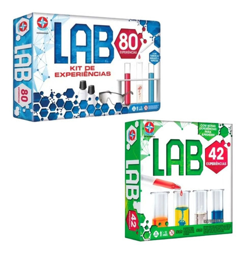 Kit De Experiências E Atividades Lab 80 + Lab 42 - Estrela