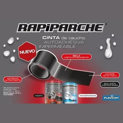 Plavicon Rapi Parche Cinta Adhesiva Impermeable