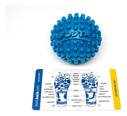 Pelota De Masaje Back Foot Star Para Fascitis Plantar, Color