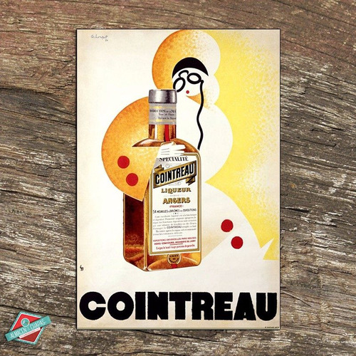 Cuadro Alumino Retro Vintage - Cointreau - Oferta!!!