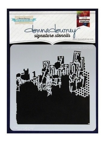 Imagem 1 de 1 de Donna Downey Signature Stencils - Count Downey (estencil)