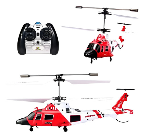Helicóptero De Controle Remoto 2 Canais Recarregável
