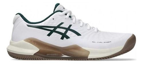 Zapatillas Asics Gel Challenger 14 Clay Blanco Verde Oscuro
