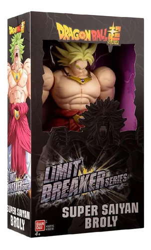 Boneco Articulado Dragon Ball Super Broly 33cm Fun