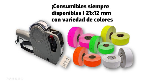 Imagen 7 de 9 de 25 Etiquetadoras De 8 Dígitos Precio Lote Y Fecha +4 Regalos
