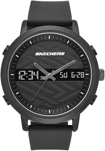 Reloj Hombre Skechers Correa De Silicona 48 Mm Wr 30m Sr5071