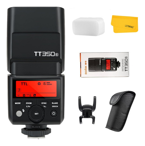Flash Speedlite Godox Tt350s Para Cámara Sony, Inalámbrico D