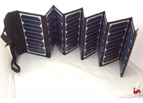 Panel Solar Plegable 60w Carga Pc Celular Tablet Bateria