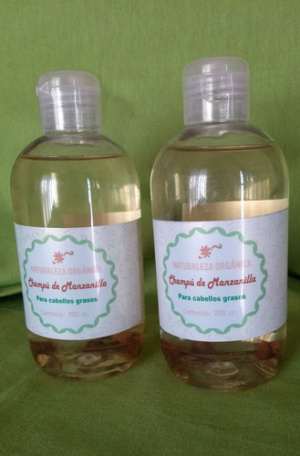 Champu De Manzanilla Para Cabellos Grasos Aclarante