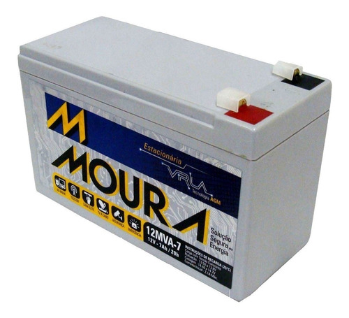 Bateria Moura Recargable Alarma Ups Emergencia 12v / 7ah Gel