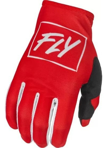 Luva Fly Lite 22 Motocross Trilha Enduro Vermelha