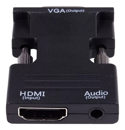 . Hdmi Hembra A Vga Macho Compatible Con 1080p Con Salida