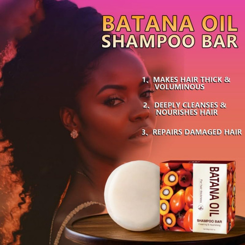 Batana Oil ChampĂș En Barra Para El Crecimiento Del Cabello,