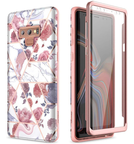 Funda Suritch Para Samsung Galaxy Note 9 Diseno Marmol Rosa