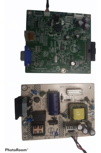 Placa De Sinal E Fonte Do Monitor Hp Prodisplay P232
