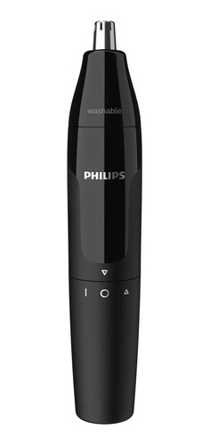 Imagen 2 de 7 de Recortadora Nose Trimmer Philips Series 1000 Nt1620 Negra