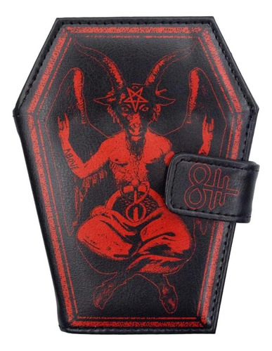 Kreepsville 666 Goathead Satanic Baphomet Coffin Wallet