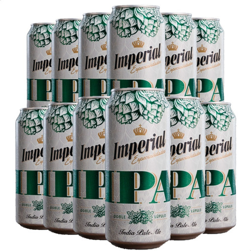 Cerveza Imperial Ipa India Pale Ale Lata 473ml X12