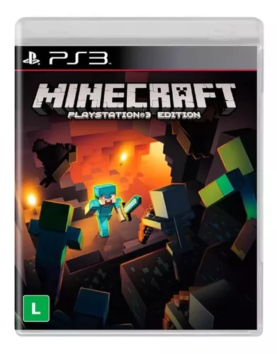 JOGO MINECRAFT ORIGINAL PS3 MIDIA FISICA CD.