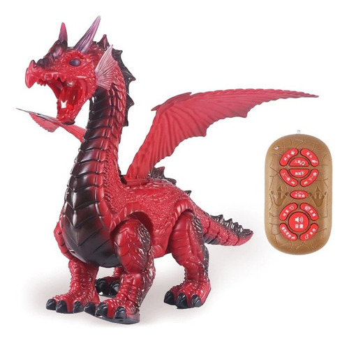 Robot De Juguete Dragón Wabro 99816 Rojo