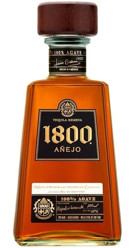 Tequila 1800 Añejo 750 Estampil
