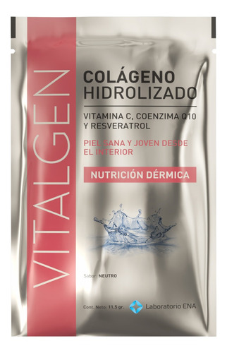 Vitalgen Colageno Hidrolizado Sobres Sabor Neutro X 15 U