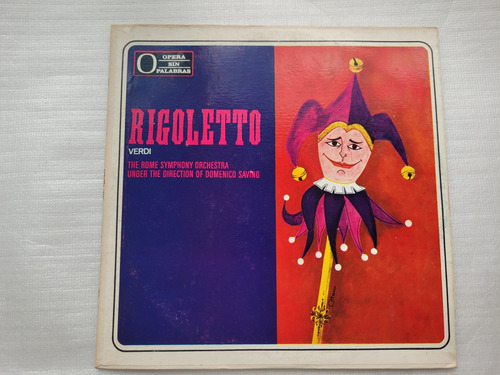 Rigoletto Disco Vinilo Lp Savino Orquesta De Roma - -