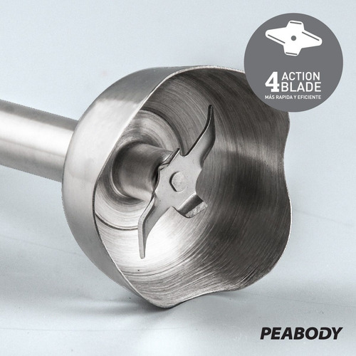 Imagen 9 de 10 de Licuadora De Mano Procesadora Mixer 800w Peabody Pe-lm327