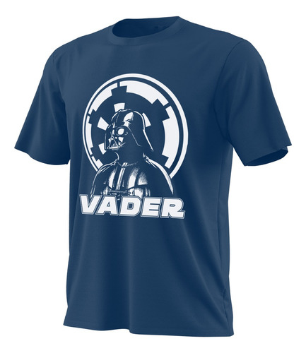 Playera Star Wars Vader Manga Corta Estampado Suave