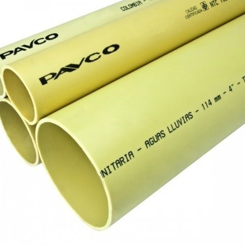 Tubo Pvc 114mm Aguas Servidas 300cm Marca Pavco