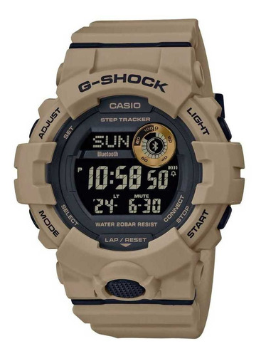 Reloj Casio G-shock Digital Gbd-800uc-5cr Color del fondo Negro