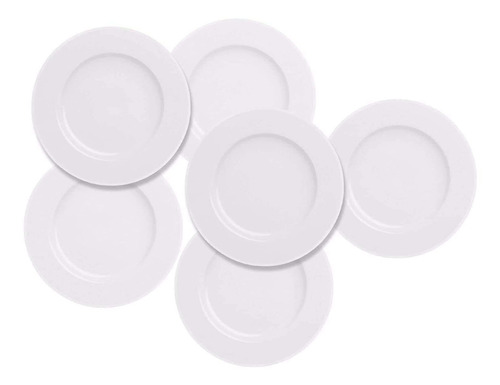 Platos Easydancing Porcelana 6 Piezas 7.5 Pulgadas