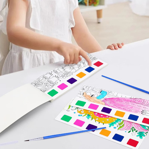 Libro Mágico Para Colorear De Acuarela Para Niños, 12