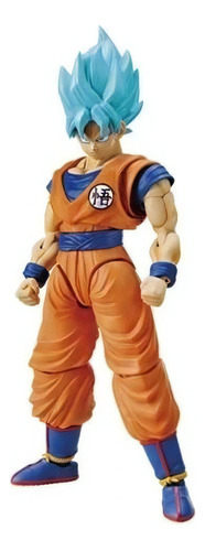 Super Saiyan God Goku Blue Dragon Ball Bandai Figure Rise St