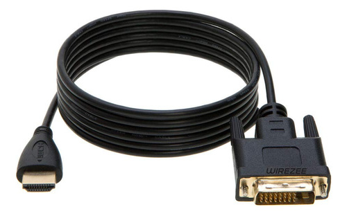 Cable De Video Dvi-d A Hdmi De 24+1 Pin De Doble Enlace M/m 