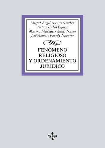Libro Fenã³meno Religioso Y Ordenamiento Jurã­dico