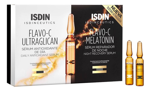 Serum Isdin Antioxidante X 10 Ampollas + Reparadoras X 10 Am