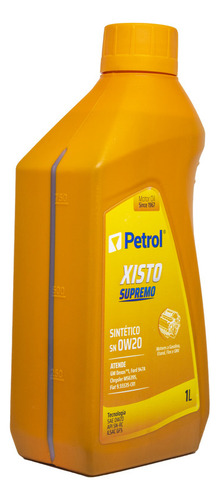Kit 4 Óleo De Motor Petrol Xisto Supremo 0w20 Dexos 1