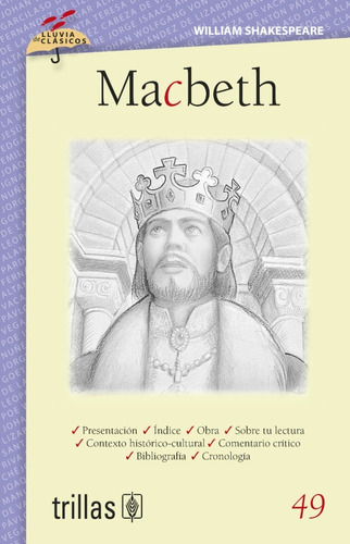 Macbeth Volumen 49 Serie Lluvia De Clásicos Trillas
