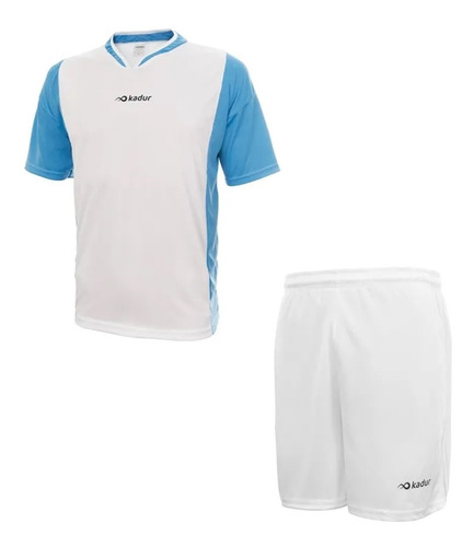 Combo Remera Padel + Short Bolsillos Hombre Tenis Kadur