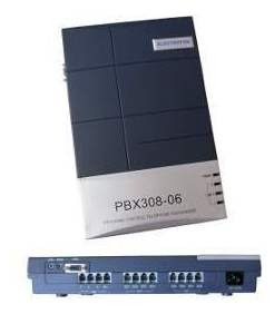 Pbx308-6 Central Electrofon 3 Lineas 8 Intnternos - Escar