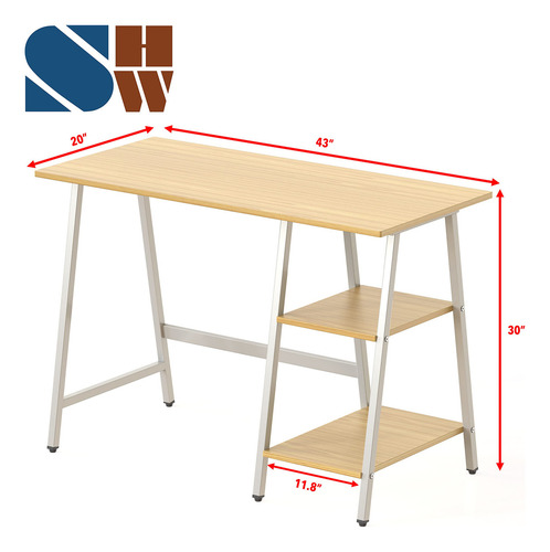 Escritorio SHW OD-51A-O roble