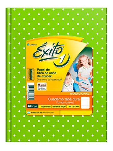 Cuaderno Nº1 Exito Lunares 48 Hojas X Unidad