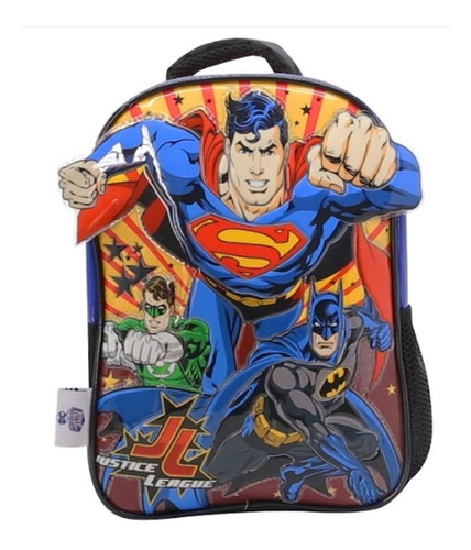 Mochila Escolar Espalda 12  Niños Superman Lj110