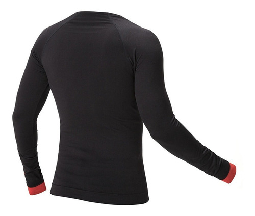 Imagen 2 de 3 de Remera Camiseta Termica Microfibra Moto Nto Rival Devotobike